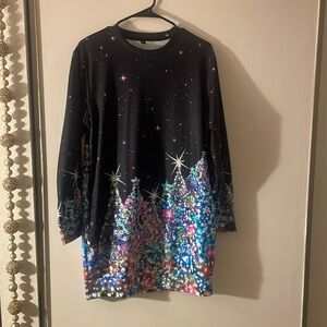 Long sleeve dress colorful pattern
Bought from Amazon
cute for holidays
